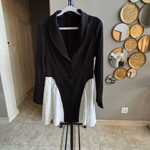 SHEIN Button-Up Dress